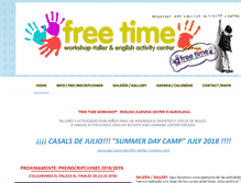 Tablet Screenshot of freetimeworkshop.com